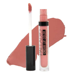 Palladio Long-Wear Cream Lip Color Liquid Lipstick, transfer proof high intensity color pigment, smooth lightweight formula, cream color matte finish, all day wear