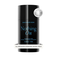 Each & Every Aluminum Free Deodorant for Men & Women - All Natural Deodorant for Sensitive Skin, EWG Verified - Clean, Baking Soda Free, Plant-Based Fragrance, 2.5oz