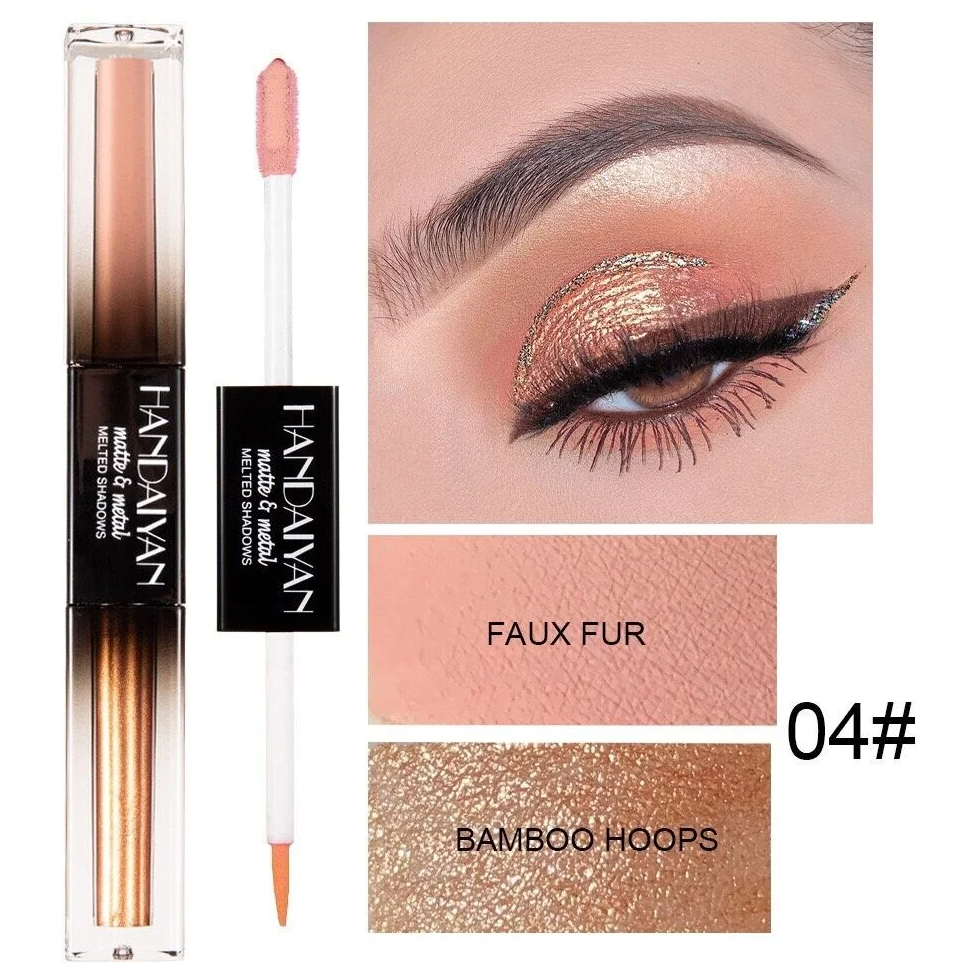 Huda Beauty Matte & Metal Melted Shadows, Faux Fur & Bamboo Hoops