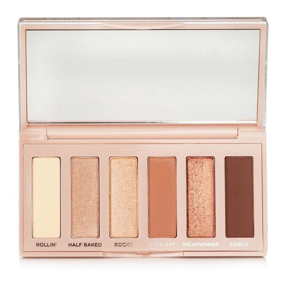 Urban Decay Naked Half Baked Mini Eyeshadow Palette: 6x Eyeshadow (Rollin' Half Baked Rocky Buck Off Breadwinner Edible)