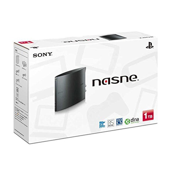 Used Sony Nasne  (For PS4) CECH-ZNR2J01 1TB Black