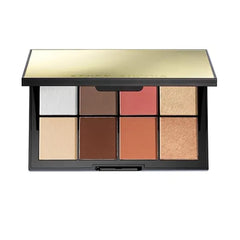 Kevyn Aucoin Sculpt and Define Contour Book: All-in-one Makeup Artist Palette Compact, Defines facial features, Eyes, cheekbone, nose & jawline, Highlighters to glow For All skin tones & shapes