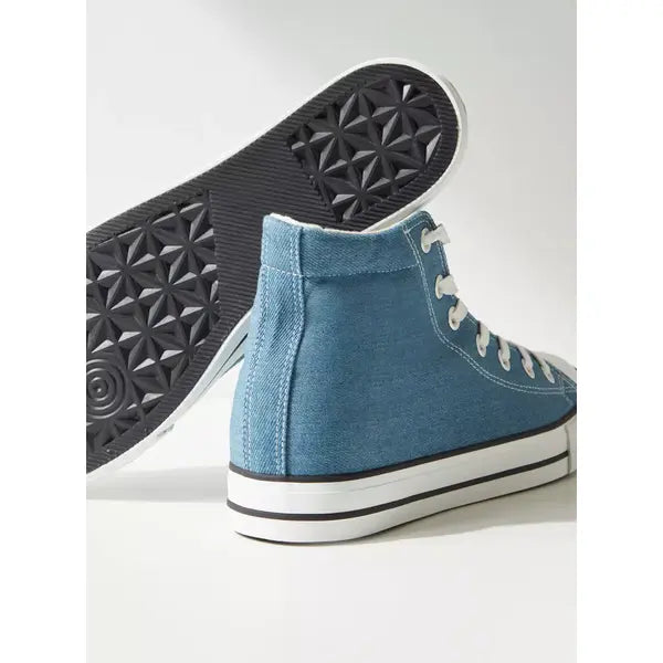 Denim lace up shoes on sale