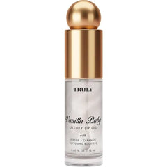 Truly Beauty Luxury Peptide Lip Oil Hydrating Plump Formula Peptides, Vitamin E & Ceramides Plumping Skincare Formula Softens Dry, Chapped Lips Non Sticky, Glossy Finish