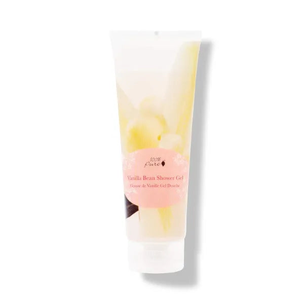 100% PURE Gel Natural Foaming & Hydrating Body Wash - Deeply Moisturizing Gentle Soap Cleanser for All Skin Types, Even Sensitive - Gluten-Free - 8 Fl Oz