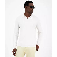 Men's Long-Sleeve Johnny Collar Merino Sweater