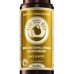 Ancient Greek Remedy Anti Aging Face Moisturizer for Women Organic Face & Body Butter Cream for Dry Skin with Almond, Jojoba, Olive, Rosehip, Vitamin E & Natural Day & Night Cream