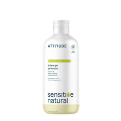 ATTITUDE Body Wash for Sensitive Skin with Oat, EWG Verified, Dermatologically Tested, Vegan - 16 Fl Oz