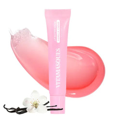 Vitamasques Lip Butter Balm, Korean Lip Balm - Peptide Lip Treatment - Lip Balm Hydrating - Light Tinted Lip balm - Made in Korea - 0.33 fl.oz
