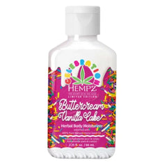 Hempz Body Lotion - Buttercream Vanilla Cake Celebration - Limited Edition Daily Moisturizing Cream, Shea Butter, Aloe - Skin Care Products, Hemp Seed Oil