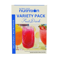 Nutmeg State Nutrition - High Protein Diet Fruit Drink - 15g Protein - Low Calorie - Low Carb - Low Sugar - Fat Free, 7 Servings Per Box