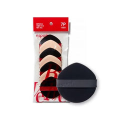 Espoir Be Velvet Air Puff | Soft & Smooth Sponge Applicator for Flawless and Easy Makeup, Suitable for Cushion and Liquid Foundation, Cream, Powder, Concealer, Round Shape, Korean Base Tools