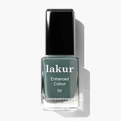 LONDONTOWN lakur Nail Polish Chip-Resistant, Non Toxic, Conditions & Hydrates Nails Glossy Cool Green.