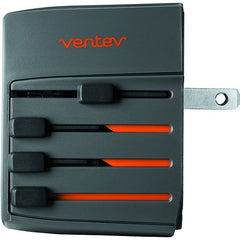 Ventev Global Charginghub 300 Multiport Simultaneously Charge Two USB Devices, Two Prong Travel Adapter (286081)