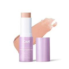JOAH Crystal Glow Tinted Luminizer Stick, Multitasking Korean Makeup Highlighter and Bronzer Stick, Customizable Formula for a Natural Glow, Peptide Infused