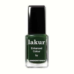 LONDONTOWN lakur Nail Polish Chip-Resistant, Non Toxic, Conditions & Hydrates Nails Glossy Cool Green.