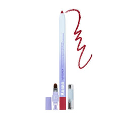 Kosas Hotliner Retractable Lip Liner Pencil with Built-In Brush & Sharpener - Easy Contouring, Hydrating, Long-Lasting - Pigmented Creamy Texture for Plumping Lips - Hyaluronic Acid & Konjac