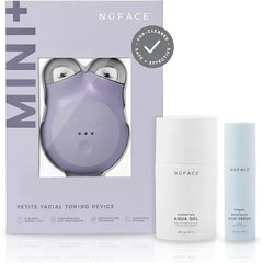 NuFACE MINI+ Microcurrent Facial Device Kit Limited Edition FDA Cleared Face Massager Device + Microcurrent Gel Activator & Applicator Brush