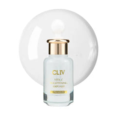 CLIV Premium Facial Ampoule – Hydrating, Brightening & Anti-Aging Korean Serums (Hyaluronic Acid, Carnosine, Ginseng Berry, Vitamin C & Retinol) - 30ml