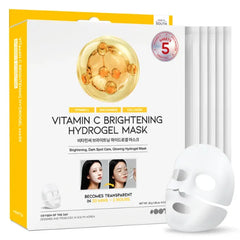 OOTD Hydrogel Sheet Mask Collection – Collagen, Vitamin C & Peptides for Hydration, Firming & Radiant Glow (5pcs)