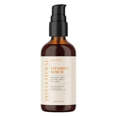 InstaNatural Vitamin C Cleanser All Natural Face Wash, Brightens Skin, Good for Uneven Texture, USA Made with Coconut Water and Aloe Vera