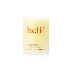 belif Super Knights Multivitamin Lipcerin Multi Purpose Glossy Lip Butter Balm with Vitamin B3, C, E & B12 Smooths Lip Texture & Strengthens Barrier Hydrating Korean Lip Care for Teens & Women