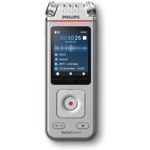 Philips VoiceTracer DVT4115 Digital Voice Recorder with Sembly AI
