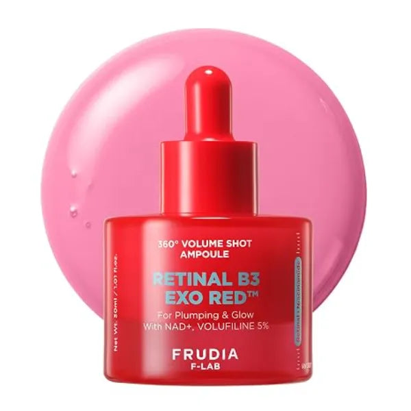 FRUDIA Retinal B3 Exo Red 360 Volume Shot Ampoule, Korean Niacinamide