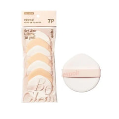 Espoir Be Velvet Air Puff | Soft & Smooth Sponge Applicator for Flawless and Easy Makeup, Suitable for Cushion and Liquid Foundation, Cream, Powder, Concealer, Round Shape, Korean Base Tools