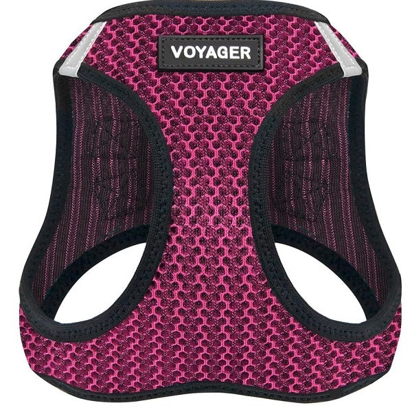 Voyager Step-in Air Dog Harness - All Weather Mesh, Step in Vest Harness (Pink)