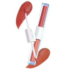 FOCALLURE 2 In 1 Dual Head Intense Matte Velvet Lip Gloss Non-cracking Anti-transfer Long-Lasting Waterproof Liquid Lipstick Makeup