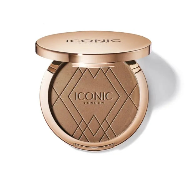 ICONIC LONDON Ultimate Bronzing Powder | Silky Powder, Flawless Matte Finish Bronzer Cruelty-Free, Vegan Makeup, 0.59 oz