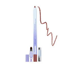 Kosas Hotliner Retractable Lip Liner Pencil with Built-In Brush & Sharpener - Easy Contouring, Hydrating, Long-Lasting - Pigmented Creamy Texture for Plumping Lips - Hyaluronic Acid & Konjac