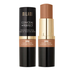 Milani Conceal + Perfect Foundation Stick Vegan, Cruelty-Free Cream Foundation - Cover Under-Eye Circles, Blemishes & Skin Discoloration for a Flawless Finish