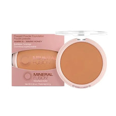 Mineral Fusion Pressed Powder Foundation, Fair Skin Age Defying Foundation Makeup with Matte Finish, 0.32 Oz