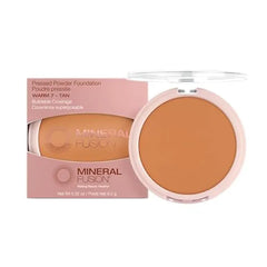Mineral Fusion Pressed Powder Foundation, Fair Skin Age Defying Foundation Makeup with Matte Finish, 0.32 Oz