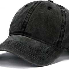 Edoneery Men Women Baseball Cap-Low Profile Adjustable Washed Cotton Golf Dad Hat