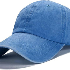 Edoneery Men Women Baseball Cap-Low Profile Adjustable Washed Cotton Golf Dad Hat