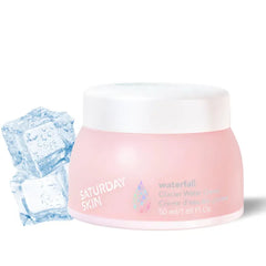 Saturday Skin Waterfall Glacier Water Cream – Oil-Free Hydrating Gel Moisturizer, Day & Night Korean Face Cream
