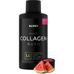 TERRA ELMNT Premium Liquid Collagen for Women Weight Loss & Beauty w. Hyaluronic Acid, Biotin, L-Carnitine, ACV - Ultra Pure Multi Collagen Protein Shots Drink Hair Skin Liquid Vitamins, Colageno