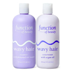 Function of Beauty Coily Hair Shampoo & Conditioner Set Anti Frizz Defining & Moisturizing Hair Care Sulfate Free Shampoo & Conditioner Duo for Bouncy Coils Dry & Dull Coily Hair Products