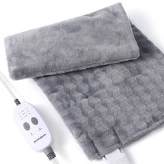 GlorySunshine Weighted Heating Pad with Massage - 6 Heat Settings for Back, Neck & Shoulder Pain Relief