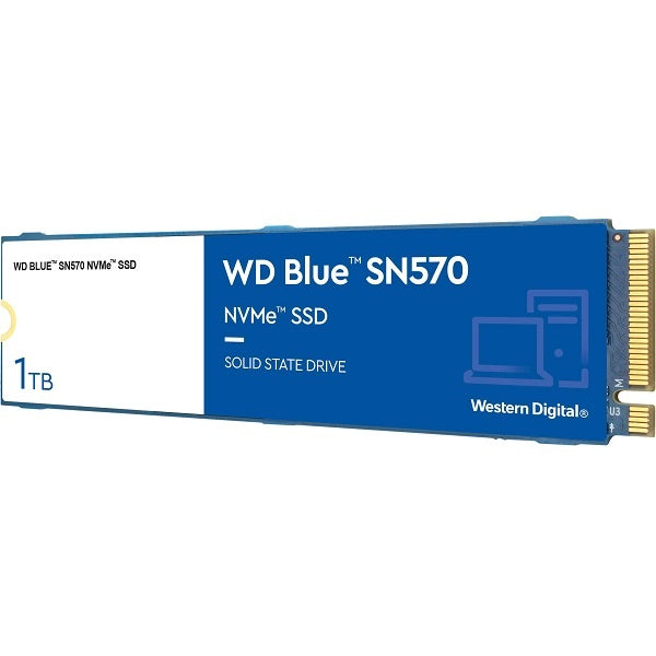 Western Digital 1TB Blue SN570 NVMe M.2 Internal SSD (WDBB9E0010BNC-WRSN)