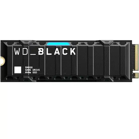 Western Digital 1TB SN850 NVME SSD FOR PS5 Consoles Solid State Drive with Heatsink (WDBBKW0010BBK-WRSN) - Black