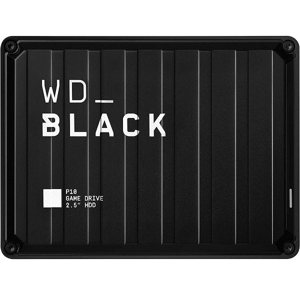 Western Digital 4TB Black P10 Game Drive Portable Hard Drive (WDBA3A0040BBK-WESN) - Black