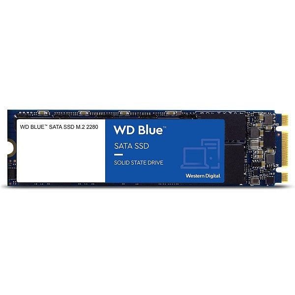 Western Digital 500GB Blue 3D NAND Internal PC SSD SATA M.2 2280 (WDS500G2B0B)
