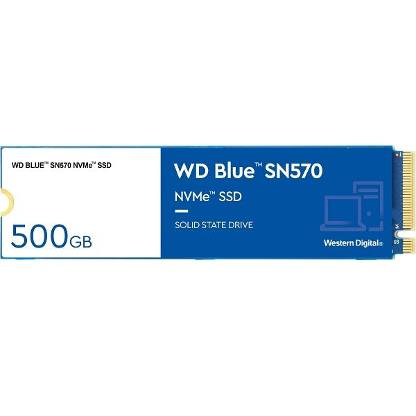 Western Digital 500GB Blue SN570 NVMe M.2 Internal SSD (WDBB9E5000ANC-WRSN)