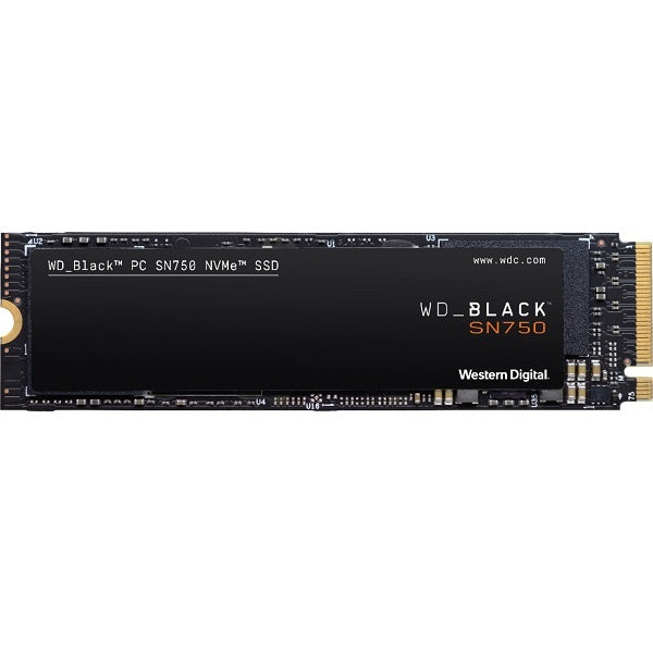 Western Digital Black SN750 NVMe M.2 Internal SSD (WDBRPG5000ANC-WRSN) 500GB Black