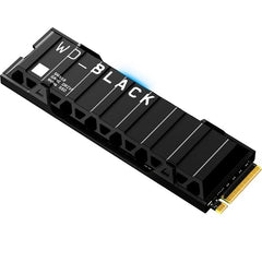 Western Digital Black SN850 2TB Internal SSD With Heatsink NVMe For PS5 (WDBBKW0020BBK-WRSN) - Black