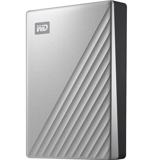 Western Digital My Passport Ultra Portable Hard Drive (WDBFTM0040BSL-WESN) 4TB - Silver